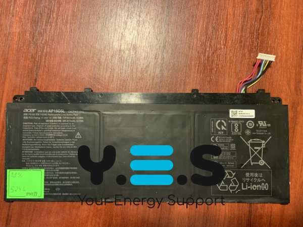 Акумулятор ACER AP15O5L, знос 18% для Aspire S5-371, Chromebook R13 CB5-312T, Swift SF514-51/SF515-51/SF114-32 Original (B5246)