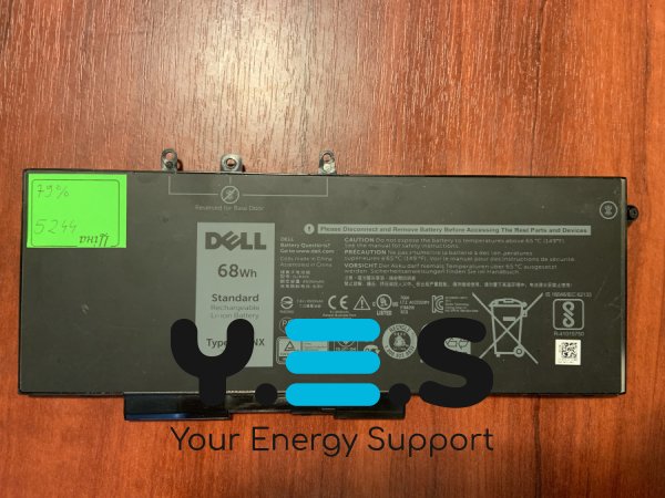 Акумулятор Dell GJKNX, знос 79% для Latitude E5580/E5480/E5280, 5580/5480, M3520/M3530, Dell 15 3530 (B5244) Original