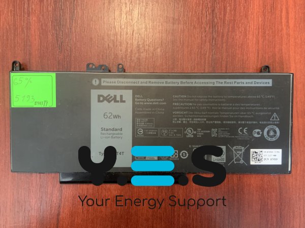 Акумулятор DELL 6MT4T, знос 65% для Latitude 14 E5470/E5570/E5450, Precision M3510 Original