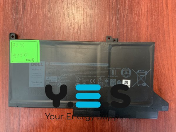 Акумулятор DELL DJ1J0, знос 72%, для Latitude 7280/7290/7380/7390/7480/7490, E7280/E7290/E7380/E7484 (B5190) Original