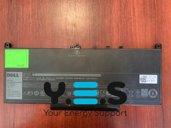 Акумулятор DELL J60J5, знос 30%, для Latitude E7260/E7270/E7470 (R1V85 MC34Y 242WD) Original