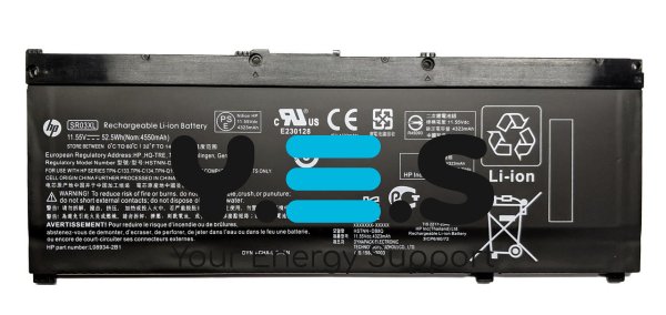 Акумулятор SR03XL для HP Pavilion Gaming 15-CX, 17-CD (Q194/Q193), 15-CX0065TX