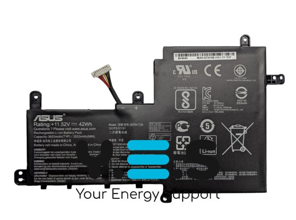 Акумулятор B31N1729 для ноутбука Asus VivoBook S15 S530UA/S530UN/S530UF