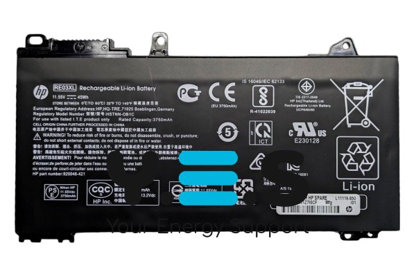 Акумулятор для ноутбука HP ProBook 450 G6/G7 та 455 G7 (RE03XL)