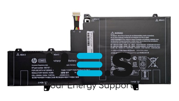 Акумулятор OM03XL (батарея) для ноутбука HP EliteBook x360 1030 G2