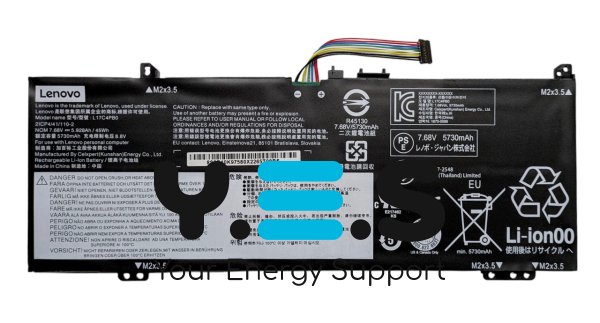 Акумулятор для Lenovo IdeaPad 530s-14IKB/530s-15IKB/FLEX 6-14 (L17M4PB0/L17C4PB0/L17M4PB2/L17C4PB2)