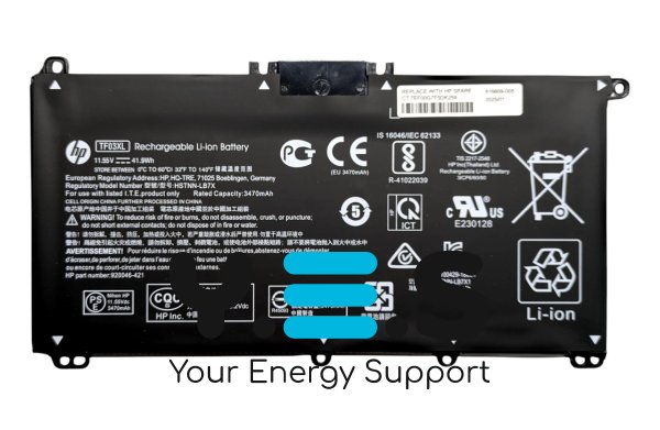 Акумулятор HT03XL/TF03XL для HP Pavilion 15-CC, 15-CD, 14-BF, 14-bf033TX, 14-bf108TX, 14-bf008TU