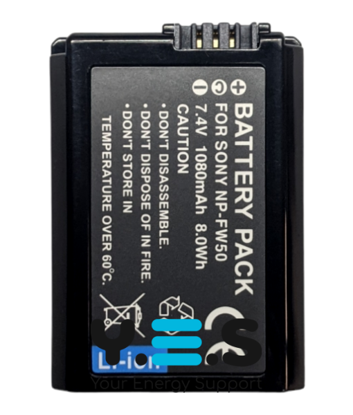 Акумулятор Sony NP‑FW50 1080 мА·год для A5100/A6000/A7 II/A7S II