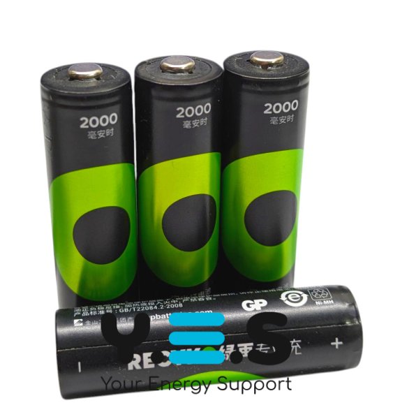 Акумулятори GP ReCyko AA NiMH 2000mAh 1.2V, 4 шт.