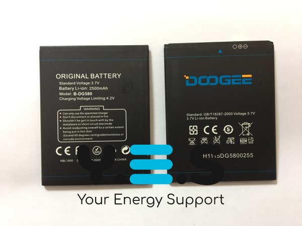 Акумулятор Doogee B-Dg580 для смартфона Doogee DG580 (Li-ion батарея)