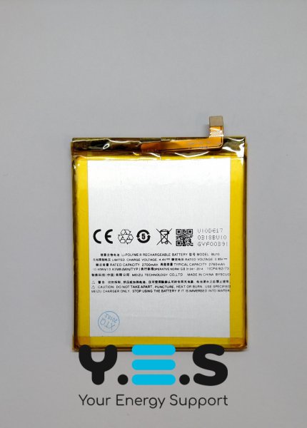 Акумуляторна батарея Meizu U10 BU10 2760 мА·год (АКБ)