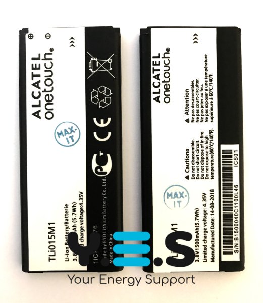 Акумулятор TLi015m1 1500mAh для Alcatel One Touch Pixi 4 4034A/4034 (АКБ)