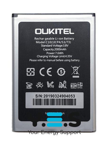 Акумуляторна батарея для Oukitel C10 (заміна)