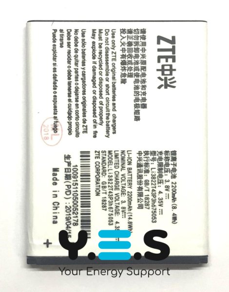 Акумулятор Li3822T43P3h675053 для ZTE Blade Q Lux / A430 (батарея)