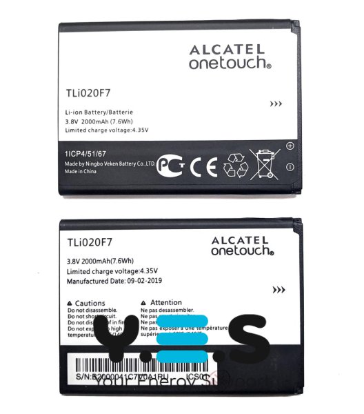 Акумулятор TLi020F7/TLi020F1 для Alcatel 5045D Pixi 4, 5042D, 5042X