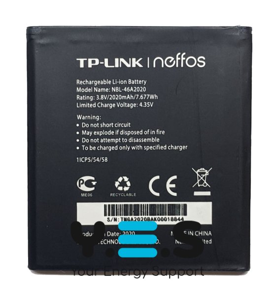 Акумулятор для TP-Link Neffos Y5L (NBL-46A2020) 2020 мА·год