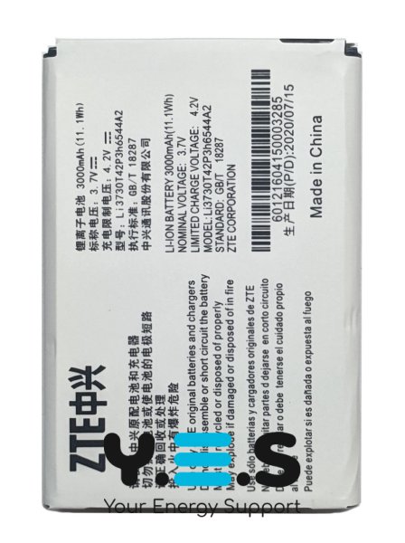 Акумулятор для ZTE MF286/MF96/MF96U/Z289 LI3730T42P3H6544A2