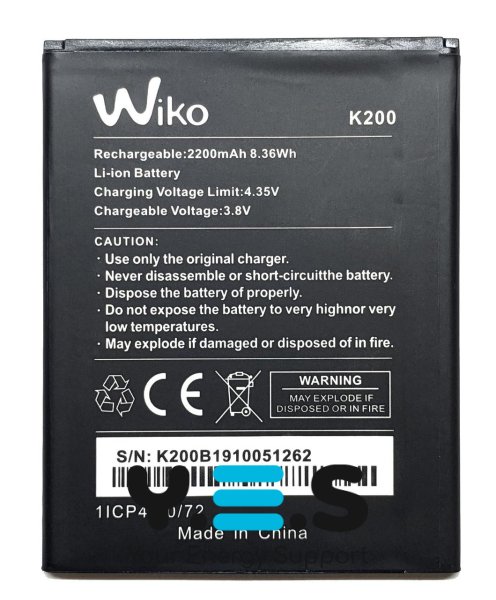 Акумулятор для Wiko K200: Y50, Sunny 3 Plus, Sunny 4