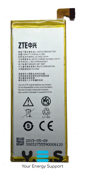 Акумулятор Li3823T43P6hA54236-H для ZTE Blade S6 G717C G718C A880, Nubia Z7 Mini