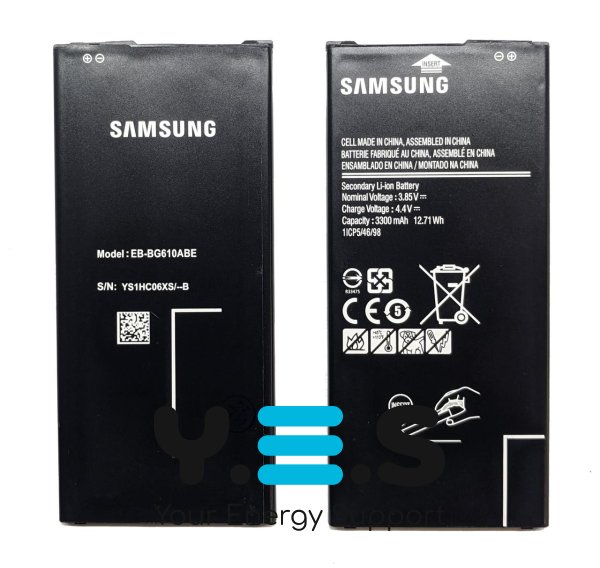 Акумулятор Samsung EB-BG610ABE для Galaxy J6 Plus / J4 Plus / J7 Prime