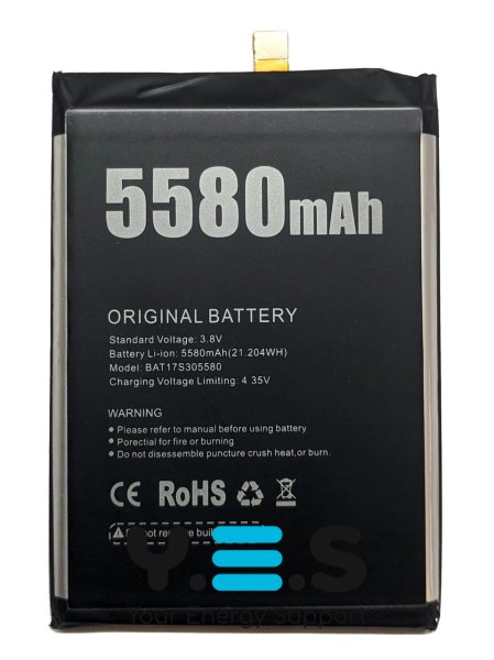 Акумулятор для Doogee S30 (BAT17S305580) — оригінальний тип BAT17S305580
