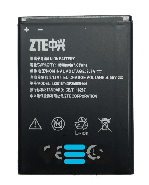 Акумулятор для ZTE V830w / Kis 3 Max / Blade G Lux Li3818t43P3h695144