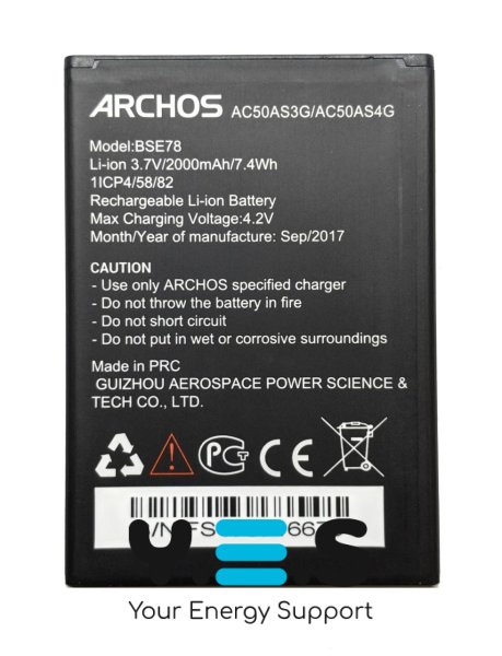 Акумулятор для Archos AC50AS3G/AC50AS4G (BSE78)