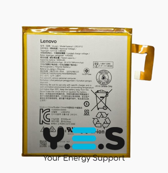 Акумулятор для Lenovo Tab M10 Plus TB-X606X/TB-X606F (L19D1P32)
