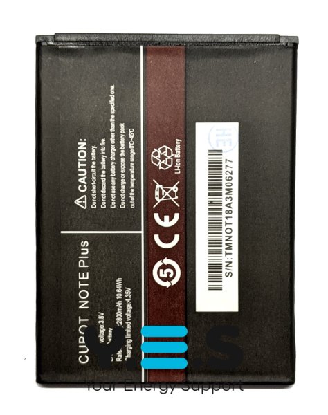 Акумулятор для Cubot NOTE Plus (заміна батареї, високої ємності)
