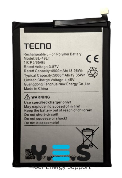 Акумулятор BL-49LT для Tecno Camon 19 (CI6n)