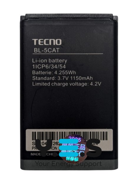 Акумулятор BL-5CAT/BL-5CTA для Tecno T301, T302, T312, T349, T401, T371 (батарея)