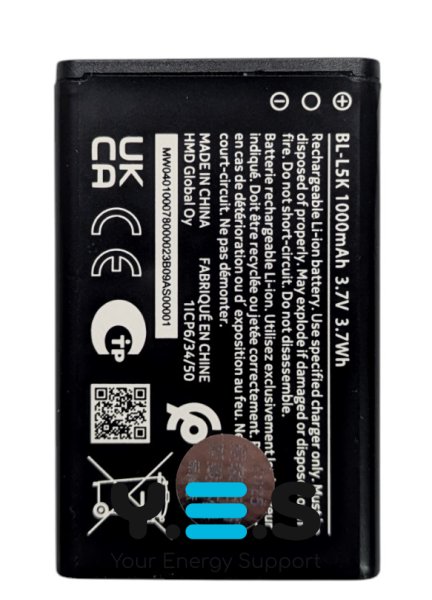 Акумулятор BL-L5K для Nokia 105 DS та 110 DS (2023)