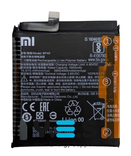 Оригінальний акумулятор Xiaomi BP40 для Redmi K20/K20 Pro, Mi 9T/Mi 9T Pro