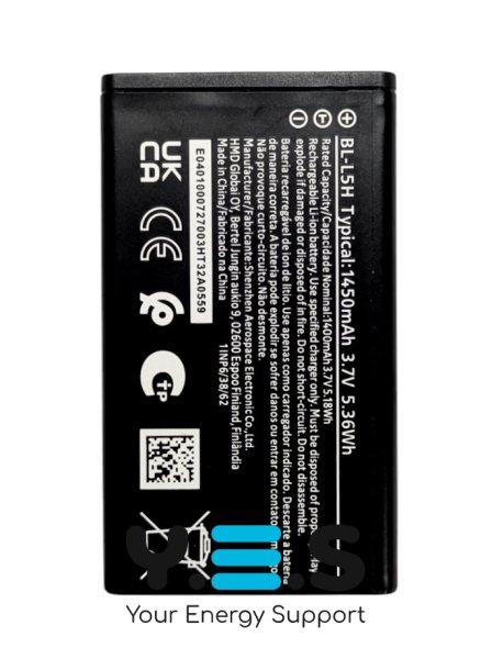 Акумулятор BL-L5H 1450mAh для Nokia 150 DS (2023) TA-1582