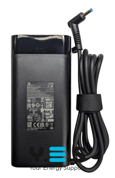 Адаптер живлення для HP 200W 19.5V 10.3A, штекер 4.5×3.0 мм (синій pin)