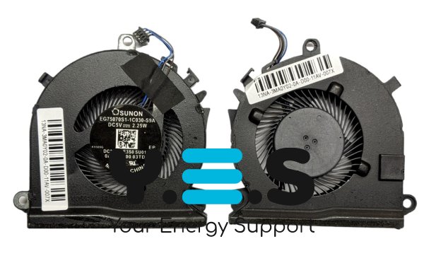Кулер для HP Pavilion Gaming 15-EC EC0013dx/15-EC0001 L77560-001 DFS2000055K0T 16-A