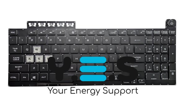 Клавіатура для Asus TUF Gaming FX506H/FX506/FX506L, TUF506I/TUF506L/TUF566I