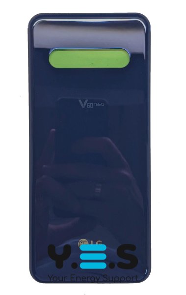 Задня кришка для LG V60 ThinQ 5G, синя (корпусна панель)