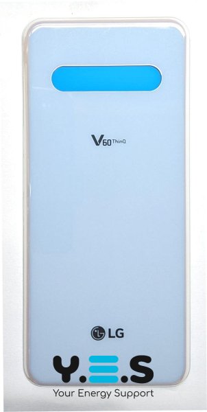 Задня кришка корпусу для LG V60 ThinQ 5G, біла
