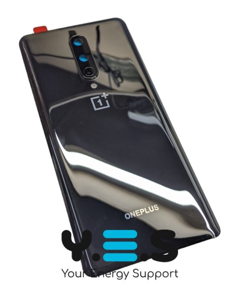 Задня кришка для OnePlus 8, чорна (задня панель корпусу)