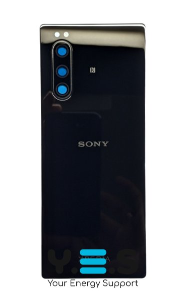 Оригінальна задня кришка Sony Xperia 5 J9210 з склом камери, чорна