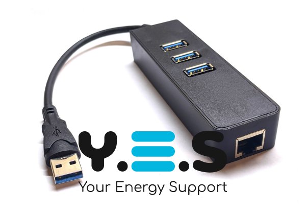USB 3.0 гігабітний адаптер LAN 1Gbps + USB-хаб (USB to LAN Hub)