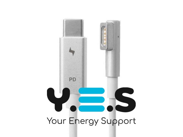 Зарядний кабель USB‑C/Type‑C → MagSafe (для Apple MacBook)