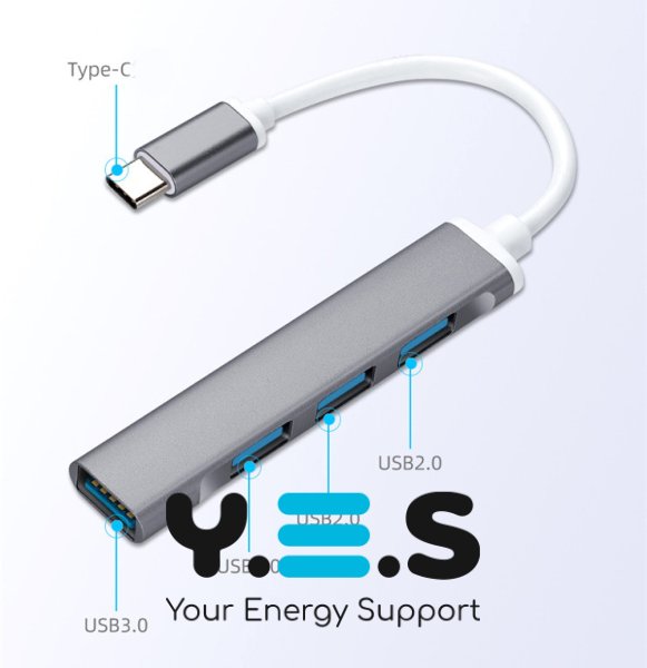 USB‑C/Type‑C перехідник‑хаб (USB Hub) для підключення USB‑пристроїв