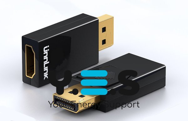 Адаптер-перехідник DisplayPort→HDMI (DP-HDMI) для підключення монітора/ТВ