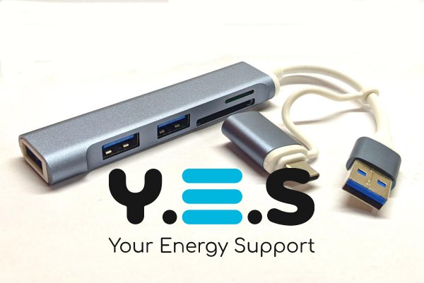 USB‑C/USB‑A хаб‑перехідник Type‑C → USB Hub для підключення USB‑пристроїв