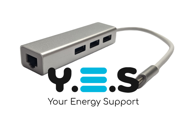 Багатофункціональний USB‑C HUB 3.0 для MacBook з LAN адаптером RJ45 (перехідник)