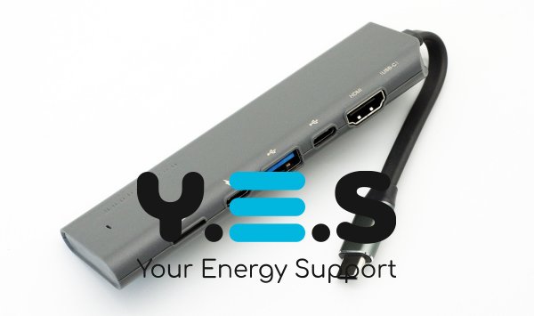 Док-станція Type‑C: HDMI, USB 3.0, 2×USB‑C, TF — перехідник‑хаб