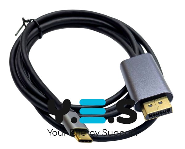 Кабель USB‑C → DisplayPort, 4K@120 Гц, відеоадаптер для монітора/ПК