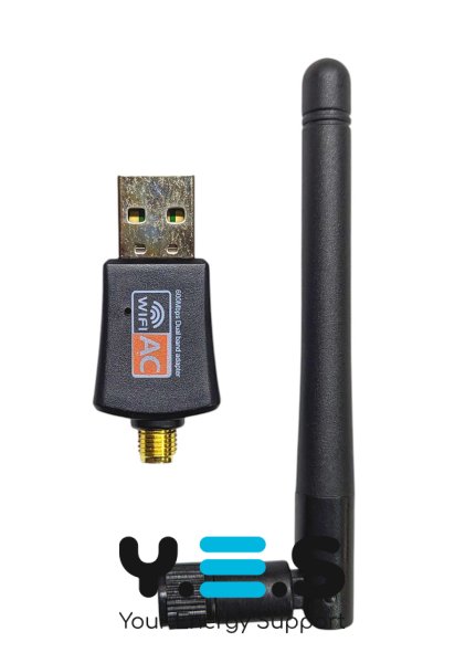 USB Wi‑Fi адаптер AC600 (мережева карта), швидкий бездротовий інтернет для ПК/ноутбука